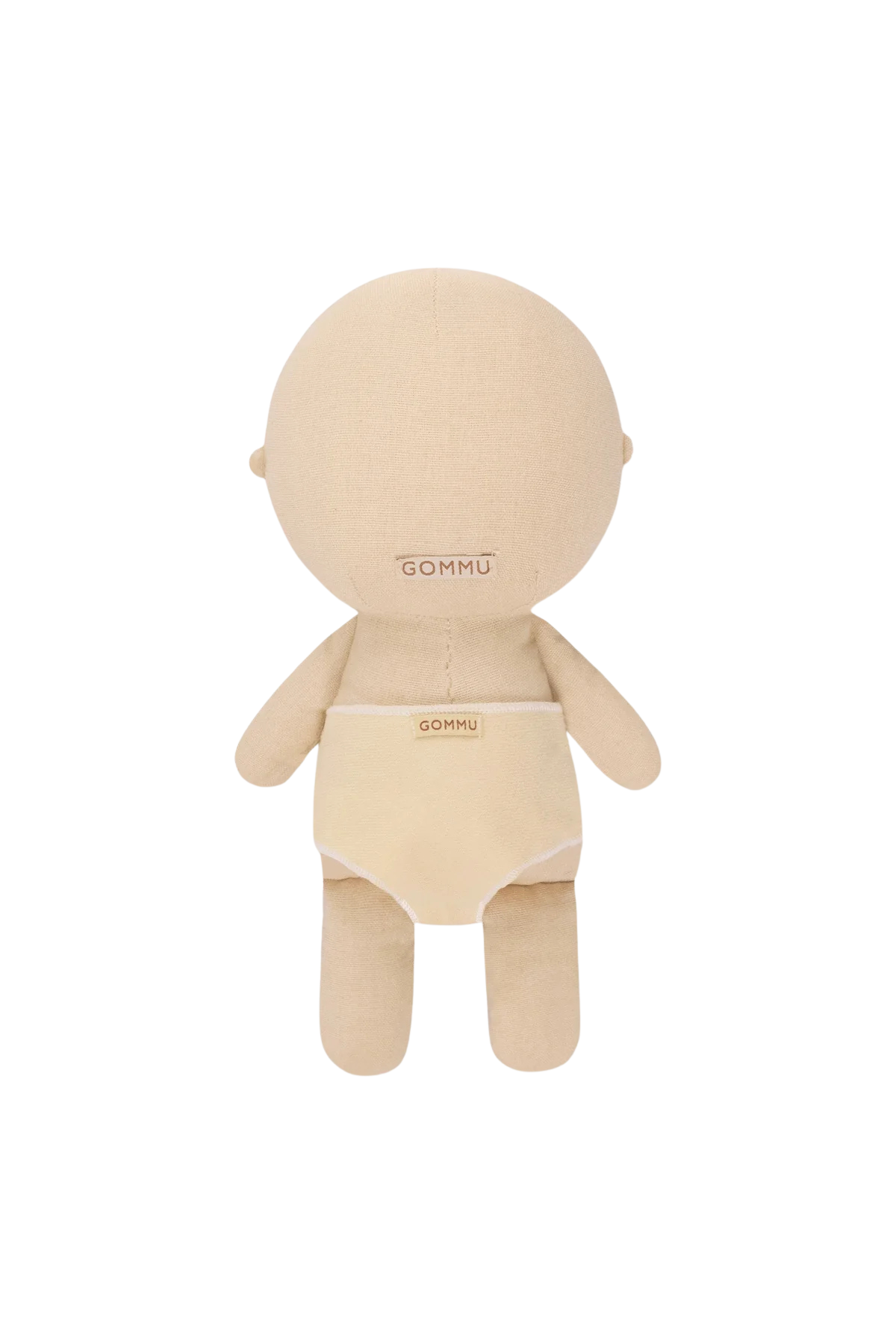 Baby Soft knuffelpop vanilla | Gommu achterkant