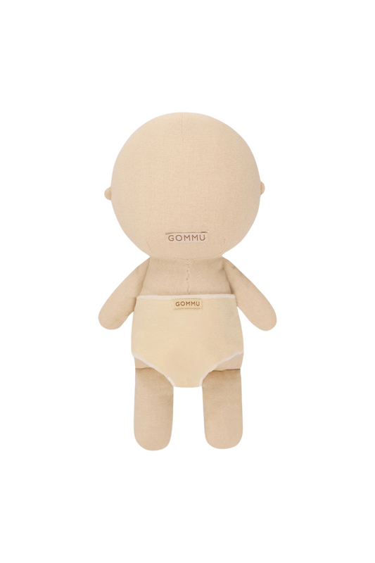 Baby Soft knuffelpop vanilla | Gommu achterkant