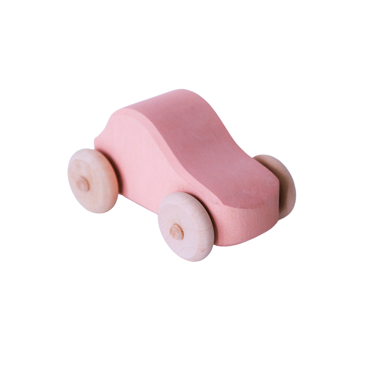 Houten autootje, roze, AVDAR
