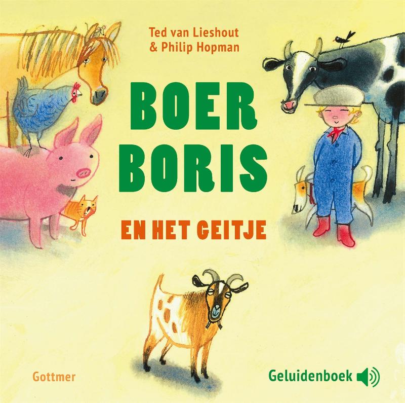 Omslag Boer Boris en het geitje, geluidenboek | Gottmer