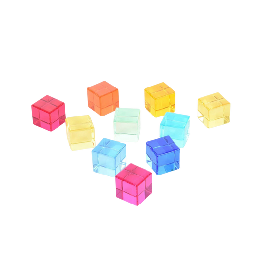 Lucent cubes, 10 stuks, TickiT