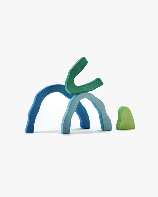 Houten stapel grot blauw, Ocamora