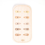 Glitter mini haarclips, 10-delig, Mrs. Ertha