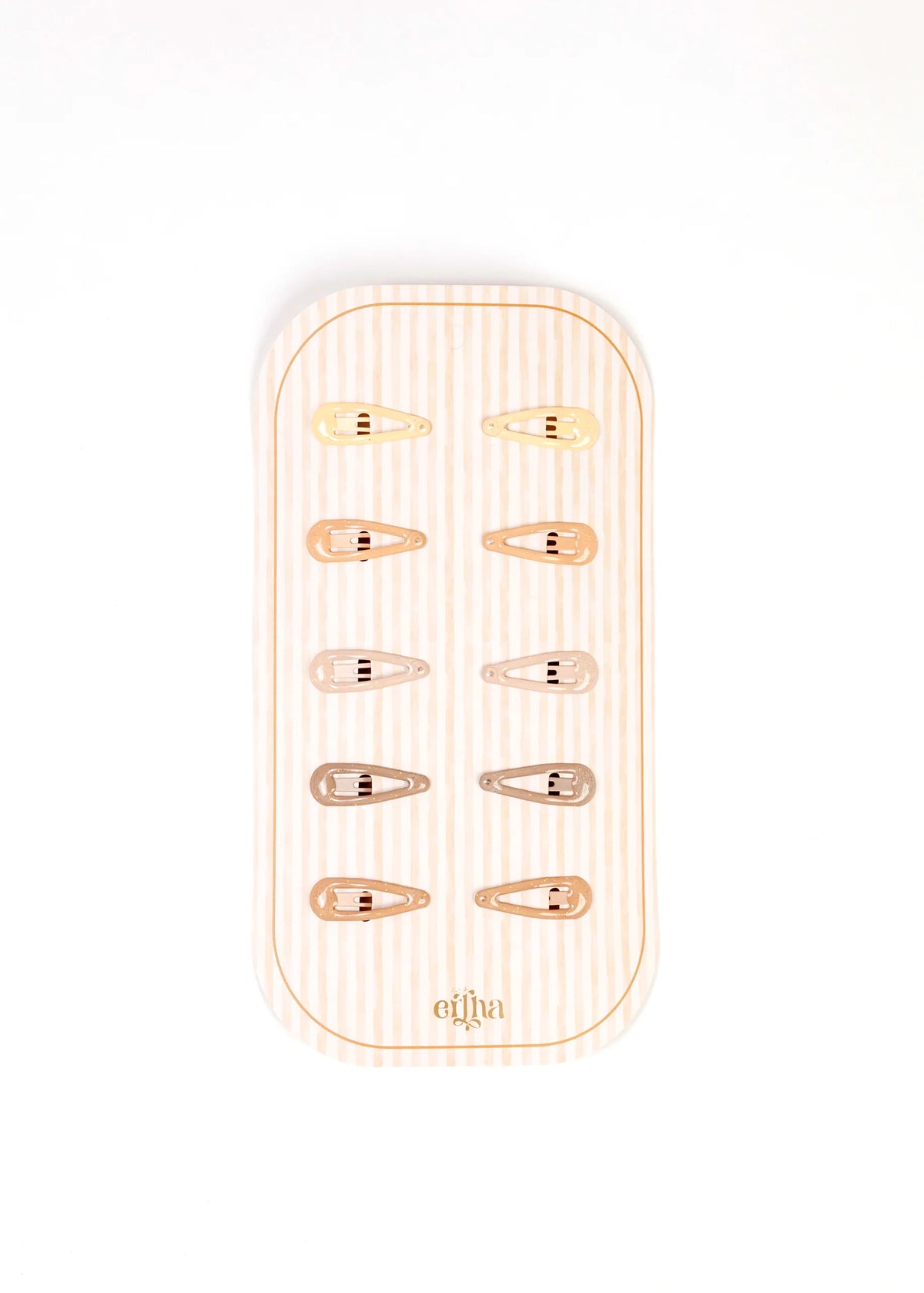 Glitter mini haarclips, 10-delig, Mrs. Ertha