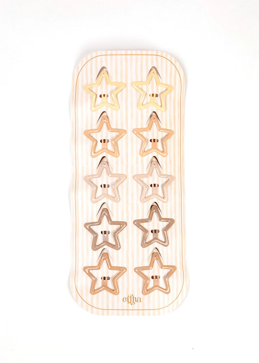 Glitter haarclips Starlight, 10-delig, Mrs. Ertha