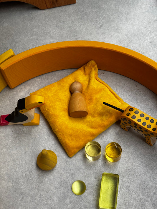 Kleursorteren met open ended speelgoed