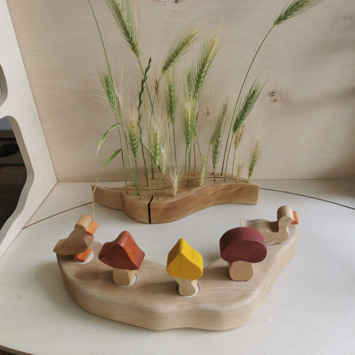 Houten steker paddenstoel | Hamer & Zaag