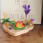 Houten steker palmboom | Hamer & Zaag