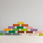 Houten brick blocks, 4 seizoenen, 24-delig, AVDAR