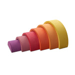 Kleine houten regenboog, 6-delig, Ocamora