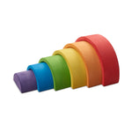 Kleine houten regenboog, 6-delig, Ocamora