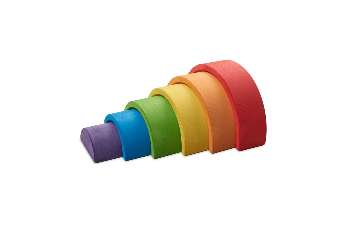 Kleine houten regenboog, 6-delig, Ocamora