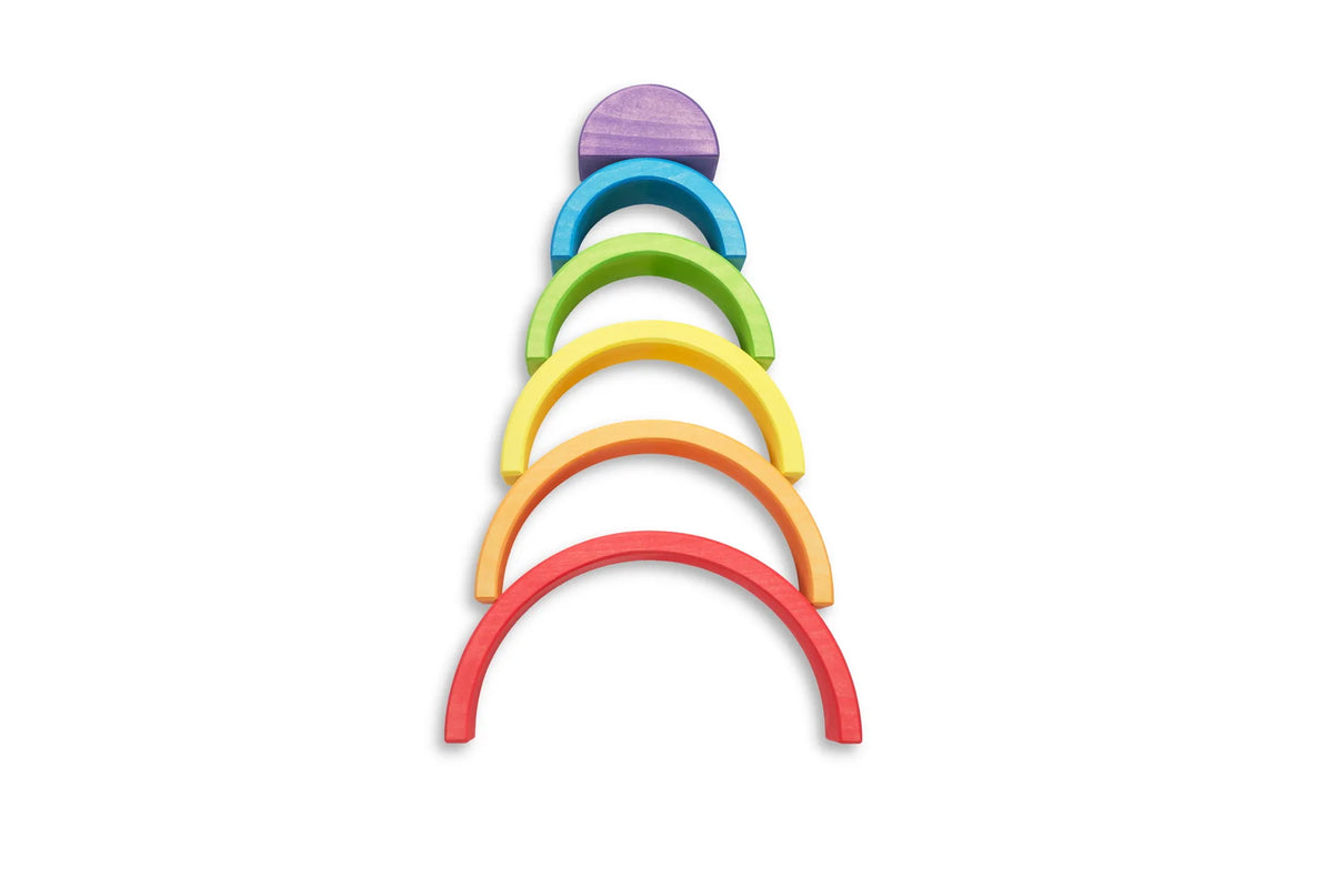 Kleine houten regenboog, 6-delig, Ocamora