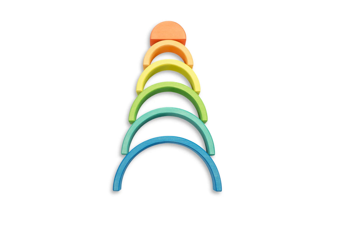 Kleine houten regenboog, 6-delig, Ocamora