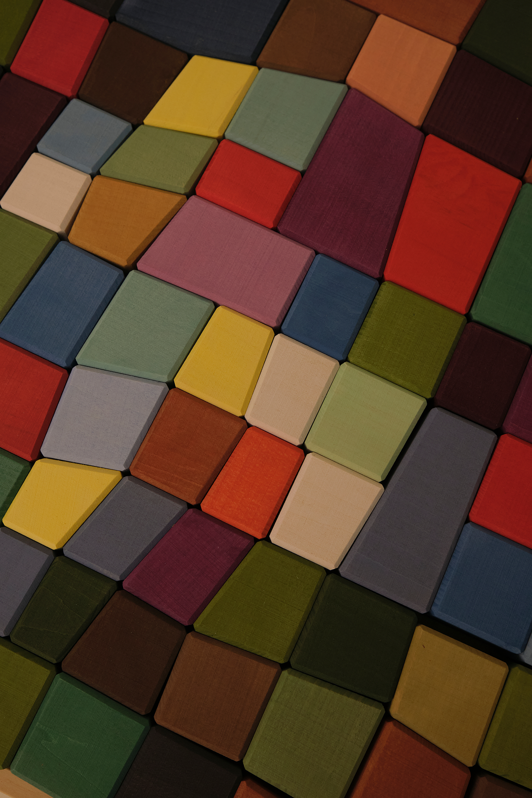 Oddy Cubes 1 Houten Bouwblokken, 82-delig, Toyto