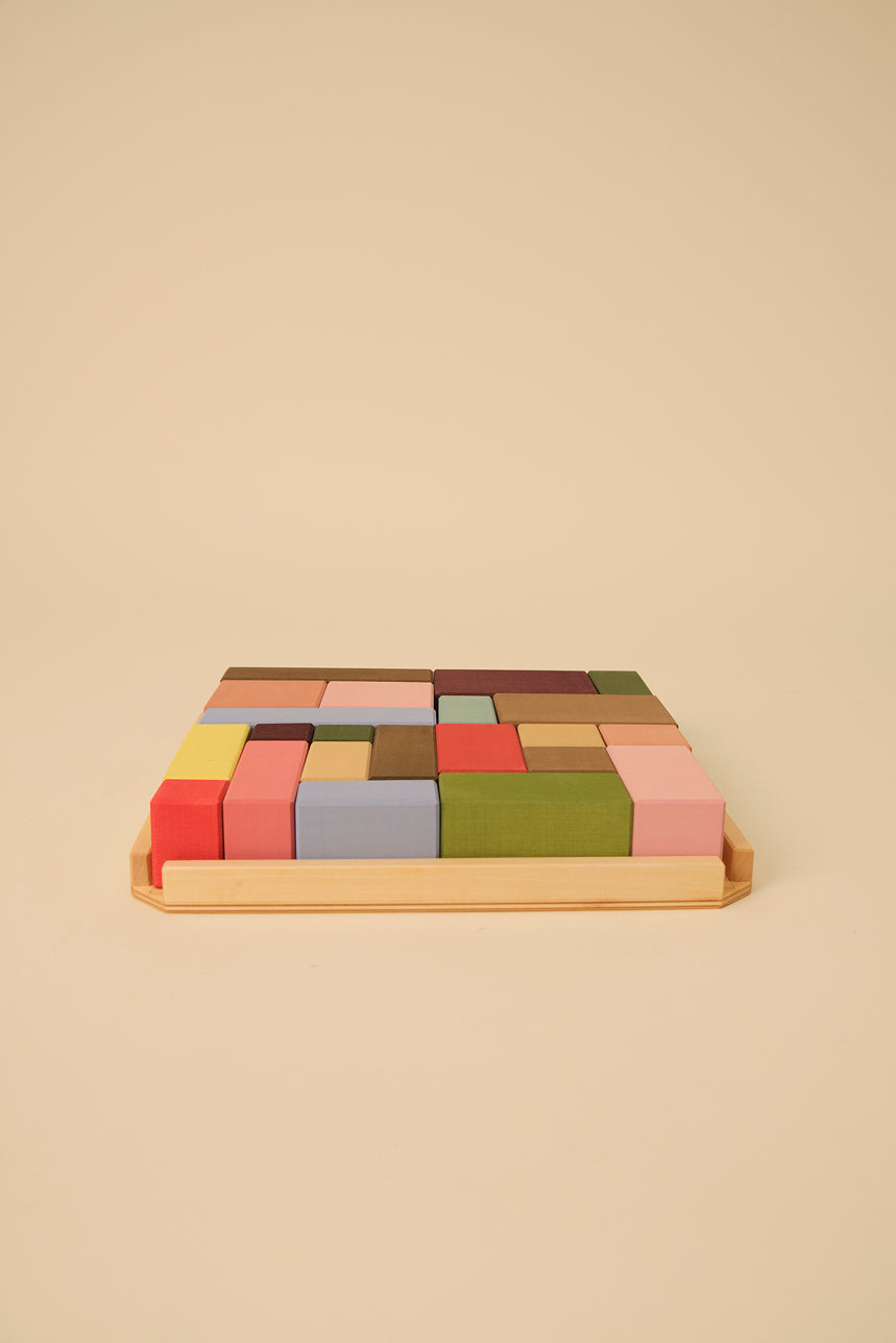 Houten Bouwblokken Rectangles, 22-delig, Toyto