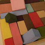 Houten Bouwblokken Rectangles, 22-delig, Toyto