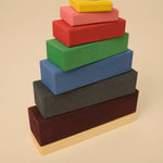 Blocks Houten Stapeltoren, 7-delig, Toyto