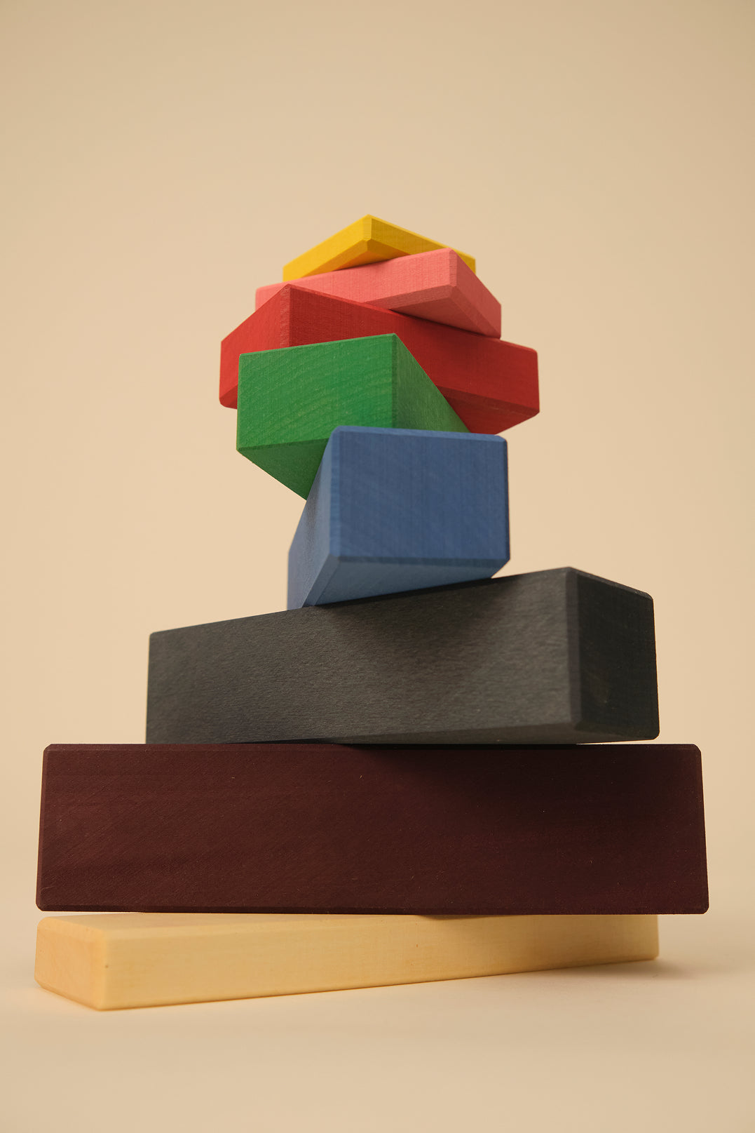 Blocks Houten Stapeltoren, 7-delig, Toyto