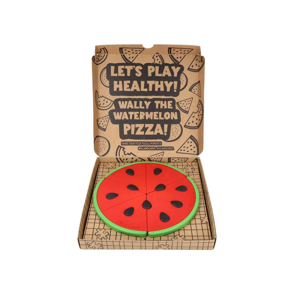 Wally the Watermelon Pizza, puzzel 3-delig | Oli&Carol in doos