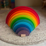 Houten houder voor bouwplanken en halve cirkels | Circle of Wood