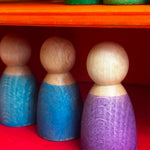 Regenboog houten poppetjes, 12-delig | Ziggy Natural Play