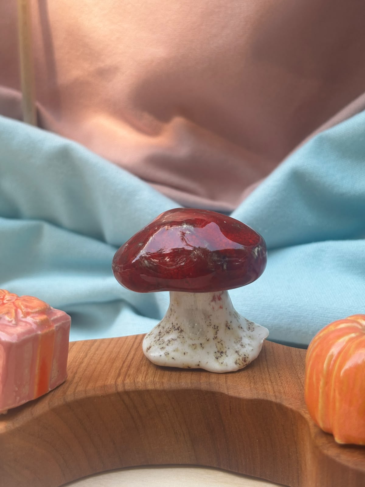Keramieken steker Paddenstoel rood | Lekker Sofisch