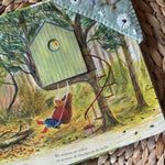 Boekje van Muis met Gamcha boekenlegger van wolvilt