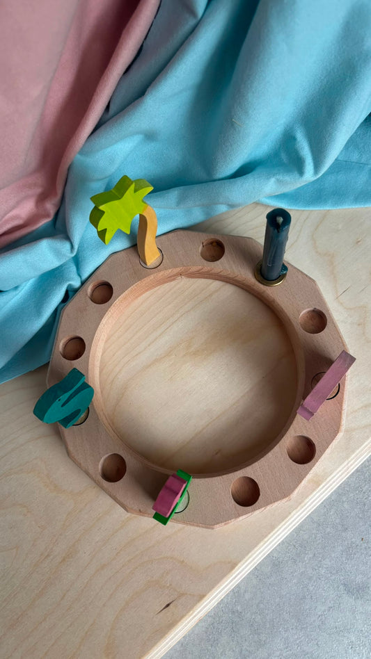 Ronde seizoensring, 12 gaten, Circle of Wood