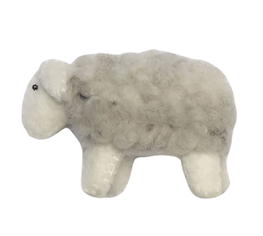 Vilten schaap, groot grijs | Gamcha