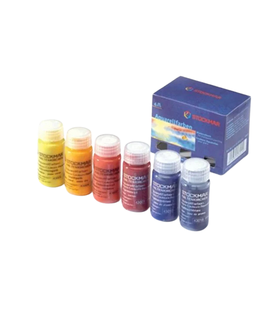 Stockmar aquarelverf, 6 basiskleuren van 20 ml
