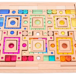 Edelsteen puzzelblokken, 58-delig | Tickit