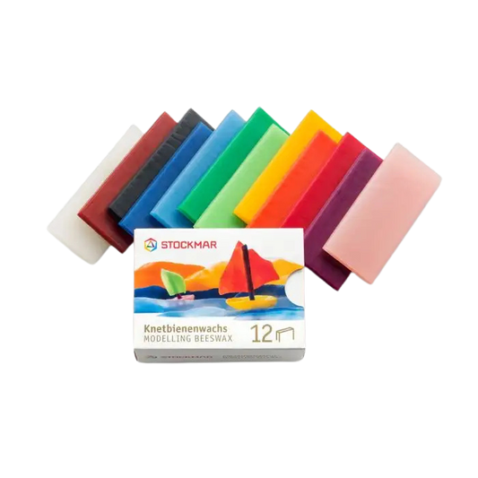 Stockmar kneedbare bijenwas, 12 kleuren