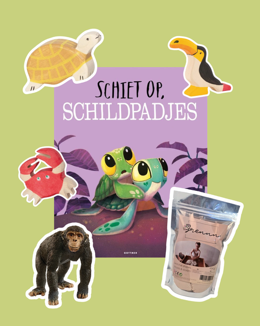 Bookish Play set: Schiet op, schildpadjes! | Ziggy