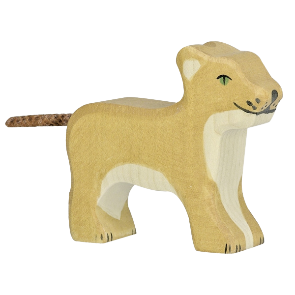 Houten leeuwenwelp | Holztiger