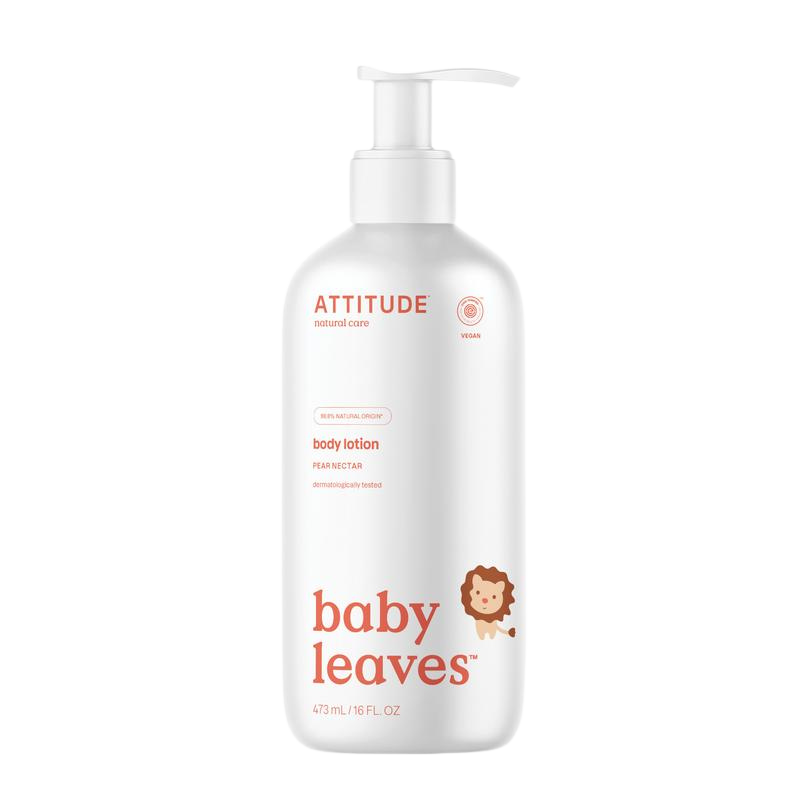 ATTITUDE Baby Leaves bodylotion Pear Nectar fles 473 ml