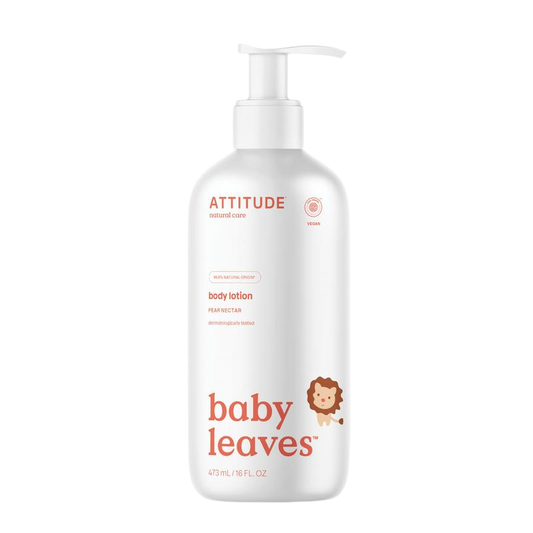 ATTITUDE Baby Leaves bodylotion Pear Nectar fles 473 ml