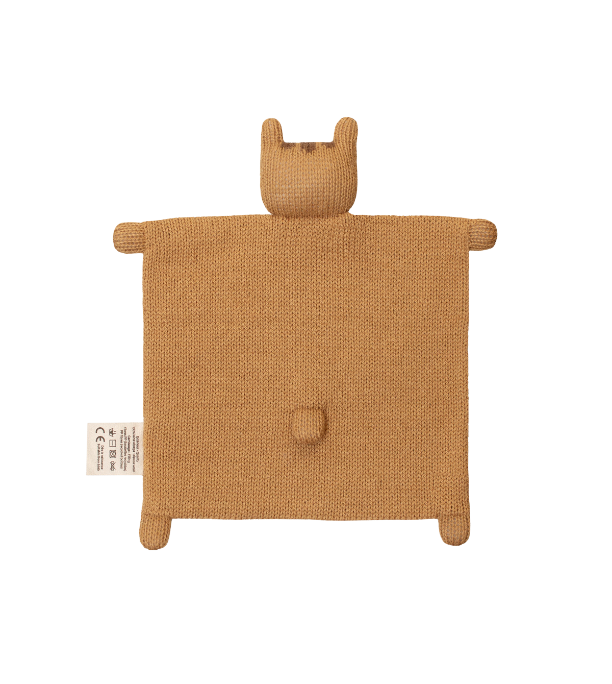 Knuffeldoekje tijger oker, Main Sauvage