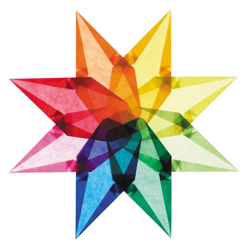 Mercurius Vliegerpapier, 16 x 16 cm, 11 kleuren en 100 vel