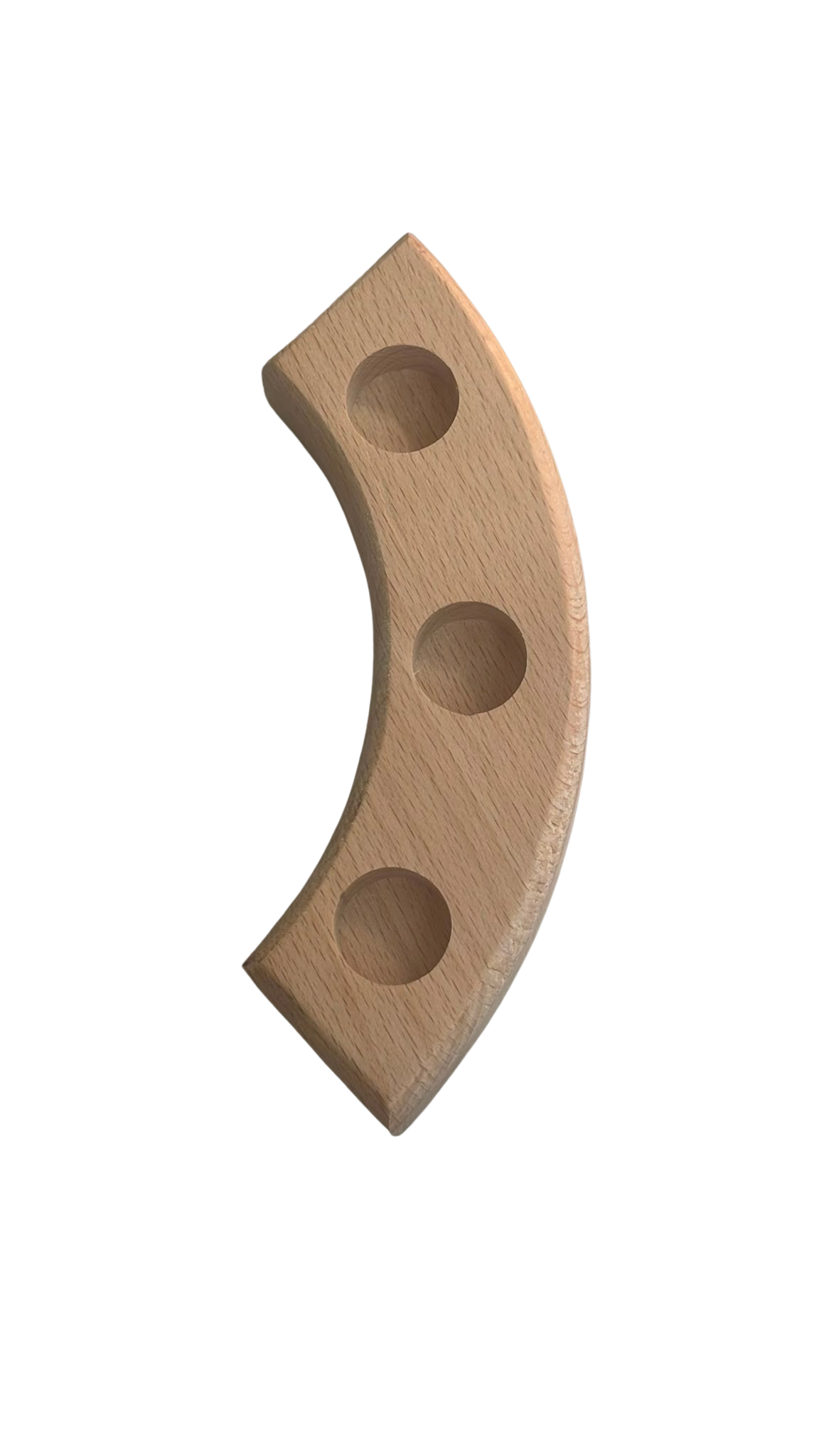 Circle of Wood kwart ronde seizoensring met 3 gaten