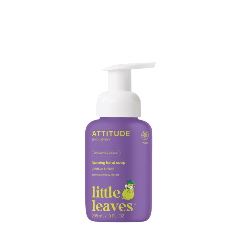 ATTITUDE Little Leaves schuimende handzeep Vanille & Peer flacon van 295 ml
