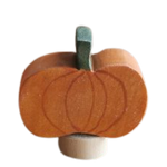 Dubbelzijdige houten pompoensteker van Hamer & Zaag voor herfst en Halloween