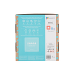 CONNETIX Bright Portal Pack met open portaaltegels en gekleurde mini-vierkanten. Achterkant doos