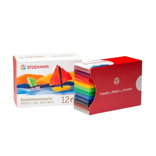 Stockmar kneedbare bijenwas, 12 kleuren