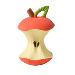 Oli&Carol bijtring Pepa the Apple, vorm van een aangevreten appelklokhuis