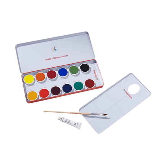 Stockmar plakkaatverfset, 12 kleuren