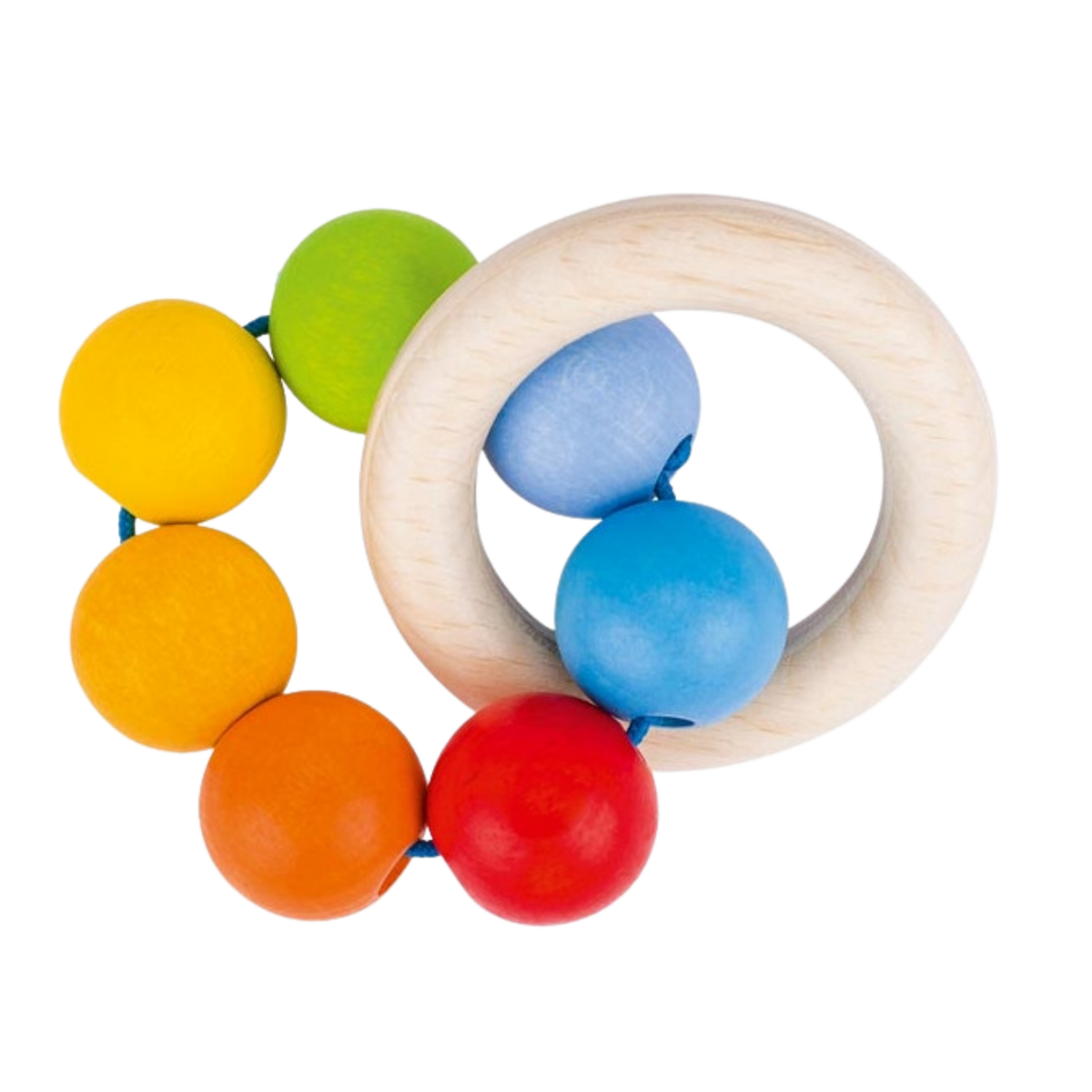Goki houten regenboog ring