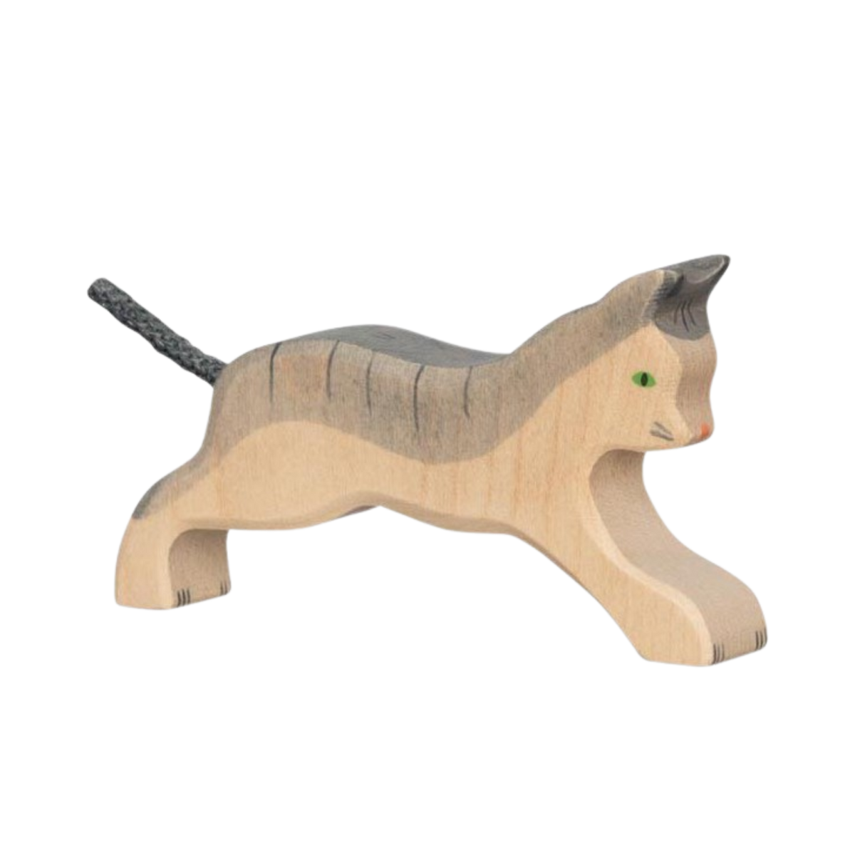 Houten rennende kat, Holztiger
