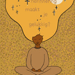 Mama Terra Samen Stilstaan Carddeck kaart met vraag en illustratie