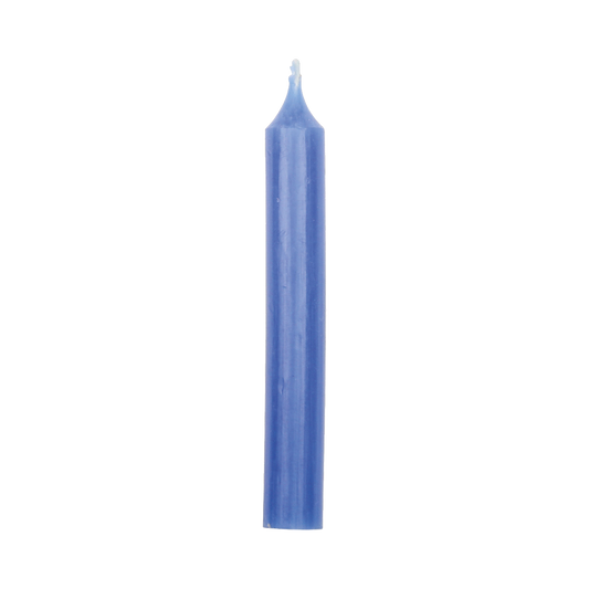Ahrens verjaardagskaarsjes in blauw, 13mm, set van 10